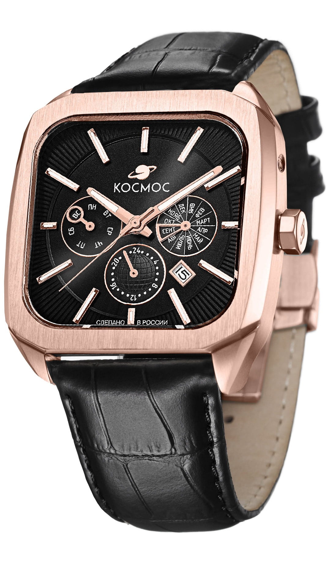 Космос Космос Марсоход II K 219.41.31 , наручные мужские часы фото под углом